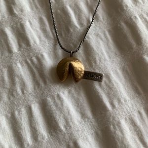 Brighton Collectibles Fortune Cookie Necklace